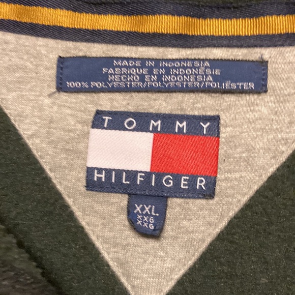 Vintage Tommy Hilfiger 1/4 Polar Fleece Pullover Size XXL - Picture 2 of 9